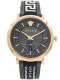 Versace V-Circle Quartz Green Dial Green Leather Strap Watch for Men - VEBQ01519 Authentic Buy Shop Now