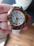Tissot T Race Chronograph White Dial White Rubber Strap Watch for Women - T048.217.27.017.00 Authentic Buy Shop Now