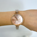 Michael Kors Jaryn Quartz Rose Gold Dial Rose Gold Steel Strap Watch For Women - MK3785 Authentic Buy Shop Now