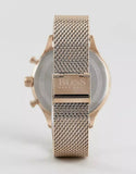 Hugo Boss Companion Quartz Black Dial Rose Gold Mesh Bracelet Watch For Men - HB1513548 Authentic Buy Shop Now