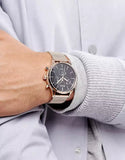 Hugo Boss Companion Quartz Black Dial Rose Gold Mesh Bracelet Watch For Men - HB1513548 Authentic Buy Shop Now