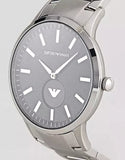 Emporio Armani Renato Quartz Black Dial Silver Steel Strap Watch For Men - AR11118 Authentic Buy Shop Now