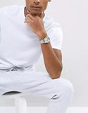 Emporio Armani Classic Quartz Silver Dial Silver Steel Strap Watch For Men - AR2478 Authentic Buy Shop Now