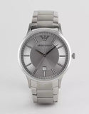 Emporio Armani Classic Quartz Silver Dial Silver Steel Strap Watch For Men - AR2478 Authentic Buy Shop Now