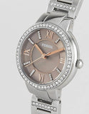 Fossil Virginia Taupe Dial Silver Steel Strap Watch for Women - ES4147 Authentic Buy Shop Now