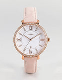 Fossil Jacqueline White Dial Pink Leather Strap Watch for Women - ES4303 Authentic Buy Shop Now