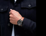 Fossil Grant Chronograph Black Dial Brown Leather Strap Watch for Men - FS5241 Authentic Buy Shop Now