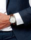 Fossil Townsman Chronograph White Dial Brown Leather Strap Watch for Men - FS5350 Authentic Buy Shop Now