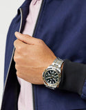 Fossil Garrett Chronograph Green Dial Two Tone Steel Strap Watch for Men - FS5622 Authentic Buy Shop Now