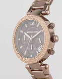 Michael Kors Parker Analog Quartz Brown Dial Brown Steel Strap Watch For Women - MK6378 Authentic Buy Shop Now