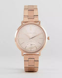 Michael Kors Jaryn Quartz Rose Gold Dial Rose Gold Steel Strap Watch For Women - MK3501 Authentic Buy Shop Now