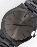 Michael Kors Slim Runway Black Dial Black Steel Strap Watch for Men - MK8507 Authentic Buy Shop Now