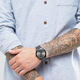 Michael Kors Slim Runway Black Dial Black Steel Strap Watch for Men - MK8507 Authentic Buy Shop Now