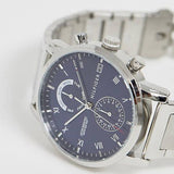 Tommy Hilfiger Kane Blue Dial Silver Steel Strap Watch for Men - 1710401 Authentic Buy Shop Now