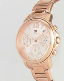 Tommy Hilfiger Claudia Rose Gold Dial Rose Gold Steel Strap Watch for Women - 1781743 Authentic Buy Shop Now