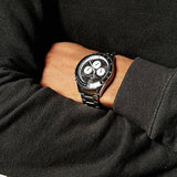 Tommy Hilfiger Luke Quartz Black Dial Silver Steel Strap Watch for Men - 1791120 Authentic Buy Shop Now