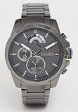 Tommy Hilfiger Decker Quartz Black Dial Black Steel Strap Watch for Men - 1791347 Authentic Buy Shop Now