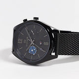 Tommy Hilfiger Deacon Analog Black Dial Black Mesh Bracelet Watch for Men - 1791547 Authentic Buy Shop Now