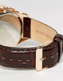 Tommy Hilfiger Luke Quartz White Dial Brown Leather Strap Watch for Men - 1791118 Authentic Buy Shop Now