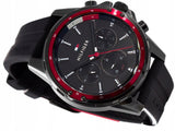 Tommy Hilfiger Mason Black Dial Black Rubber Strap Watch for Men - 1791793 Authentic Buy Shop Now