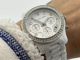 Michael Kors Runway White Dial White Steel Strap Watch for Women - MK5188 Authentic Buy Shop Now