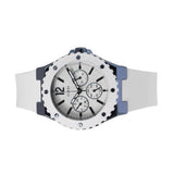 Guess Overdrive Chronograph White Dial White Rubber Strap Watch for Women - W0149L6 Authentic Buy Shop Now