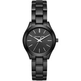 Michael Kors Mini Slim Runway Black Dial Black Steel Strap Watch for Women - MK3587 Authentic Buy Shop Now