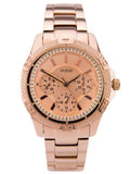 Guess Phantom Mini Rose Gold Dial Rose Gold Steel Strap Watch for Women - W0235L3 Authentic Buy Shop Now