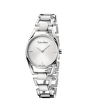 Calvin Klein Dainty Diamonds Silver Dial Sliver Steel Strap Watch for Women - K7L2314T Authentic Buy Shop Now