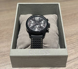 Guess Marina Chronograph Black Dial Black Rubber Strap Watch for Women - W1025L3 Authentic Buy Shop Now