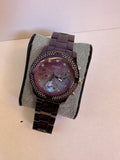 Guess Confetti Diamonds Purple Dial Purple Steel Strap Watch for Women - W0774L4 Authentic Buy Shop Now