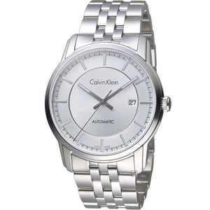 Calvin Klein Infinity Automatic Silver Dial Silver Steel Strap Watch for Men - K5S34146 Authentic Buy Shop Now