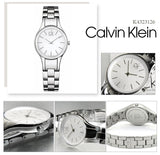 Calvin Klein Simplicity White Dial Silver Steel Strap Watch for Women - K4323126 Authentic Buy Shop Now