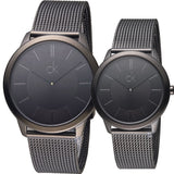 Calvin Klein Minimal Black Dial Black Mesh Bracelet Watch for Men - K3M224B1 Authentic Buy Shop Now