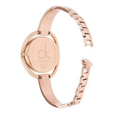 Calvin Klein Impetuos Silver Dial Rose Gold Steel Strap Watch for Women - K4F2N616 Authentic Buy Shop Now