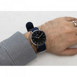 Daniel Wellington Classic Bayswater Black Dial Black NATO Strap Watch For Men - DW00100278 Authentic Buy Shop Now