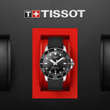 Tissot Seastar 1000 Powermatic 80 Black Dial Black Nylon Strap Watch For Men - T120.407.17.051.00 Authentic Buy Shop Now