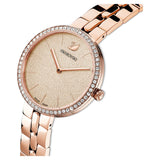Swarovski Cosmopolitan Diamond Powder Gold Dial Rose Gold Steel Strap Watch for Women - 5517800 Authentic Buy Shop Now