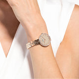 Swarovski Cosmopolitan Diamond Powder Silver Dial Rose Gold Steel Strap Watch for Women - 5517803 Authentic Buy Shop Now
