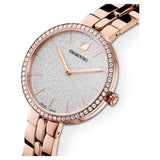 Swarovski Cosmopolitan Diamond Powder Silver Dial Rose Gold Steel Strap Watch for Women - 5517803 Authentic Buy Shop Now