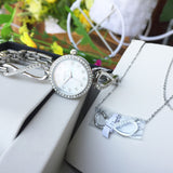 Bulova Crystals Quartz Mother of Pearl Dial Silver Steel Strap Watch for Women - 96X129 Authentic Buy Shop Now