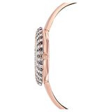 Swarovski Crystal Rose Black Dial Rose Gold Steel Strap Watch for Women - 5484050 Authentic Buy Shop Now