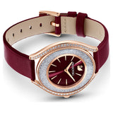 Swarovski Crystalline Aura Red Dial Red Leather Strap Watch for Women - 5558637 Authentic Buy Shop Now