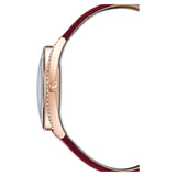 Swarovski Crystalline Aura Red Dial Red Leather Strap Watch for Women - 5558637 Authentic Buy Shop Now