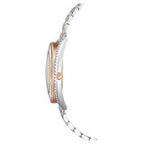 Swarovski Crystalline Aura White Dial Two Tone Mesh Strap Watch for Women - 5644075 Authentic Buy Shop Now