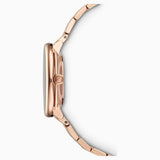 Swarovski Crystalline Chic Red Dial Rose Gold Steel Strap Watch for Women - 5547608 Authentic Buy Shop Now