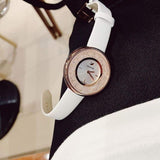 Swarovski Crystalline Pure White Dial White Leather Strap Watch for Women - 5376083 Authentic Buy Shop Now