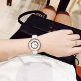 Swarovski Crystalline Pure White Dial White Leather Strap Watch for Women - 5376083 Authentic Buy Shop Now