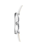 Swarovski Crystalline Pure White Dial White Leather Strap Watch for Women - 5275046 Authentic Buy Shop Now