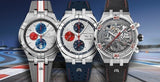 Maurice Lacroix Aikon Chronograph Special Edition Mahindra Racing Silver Dial Grey Rubber Strap Watch for Men - AI1018-TT031-130-2 Authentic Buy Shop Now